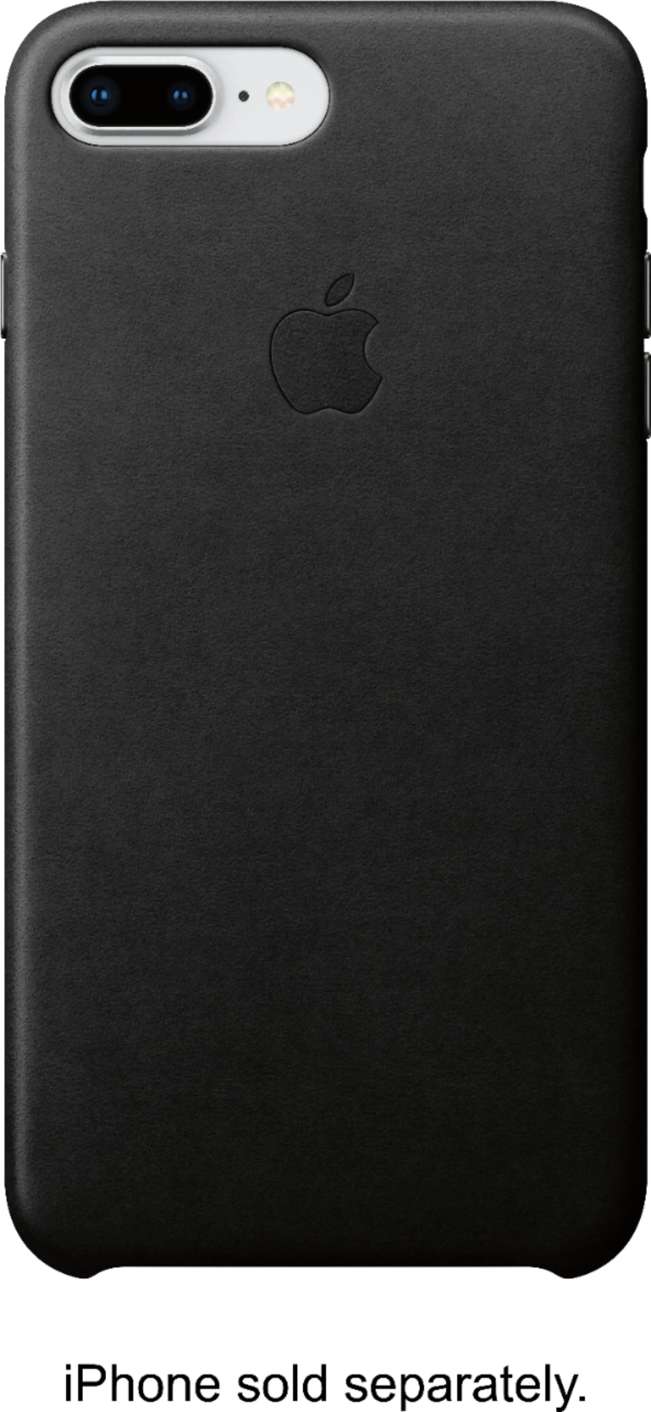 Apple - iPhone® 8 Plus/7 Plus Leather Case - Black