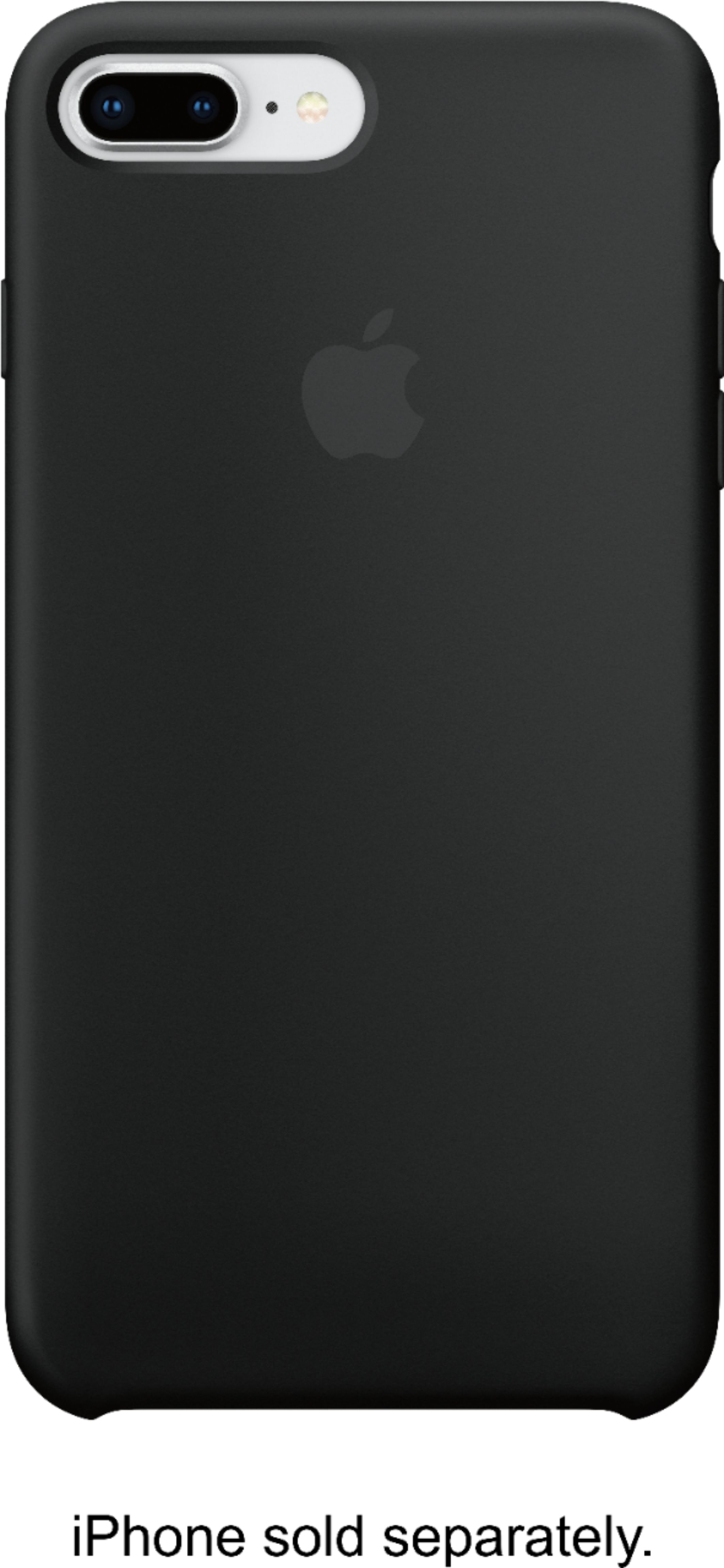 Apple - iPhone® 8 Plus/7 Plus Silicone Case - Black
