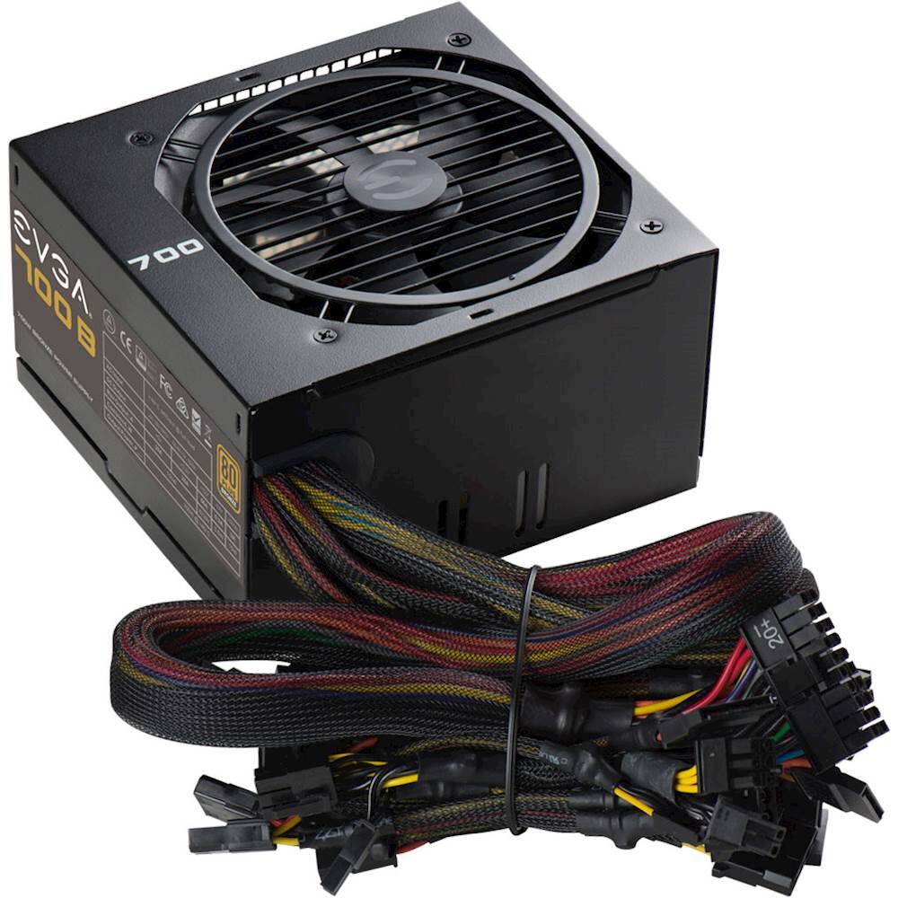 Best Buy EVGA 700W ATX12V / EPS12V 80 PLUS Bronze Power Supply Black