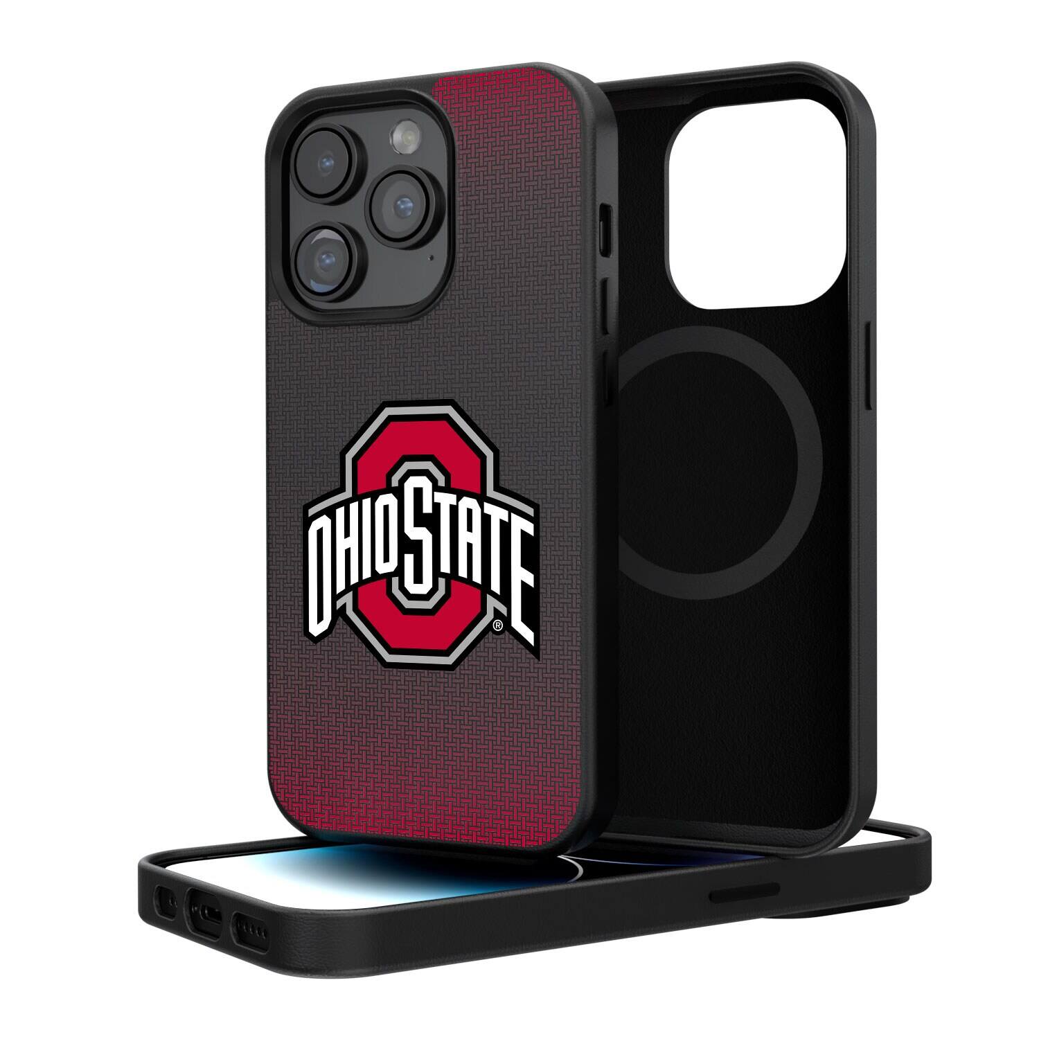 Keyscaper - NCAA - Ohio State Buckeyes Linen Logo iPhone Magnetic Bump Case - 15 Plus - Black price history on PriceWatchPro