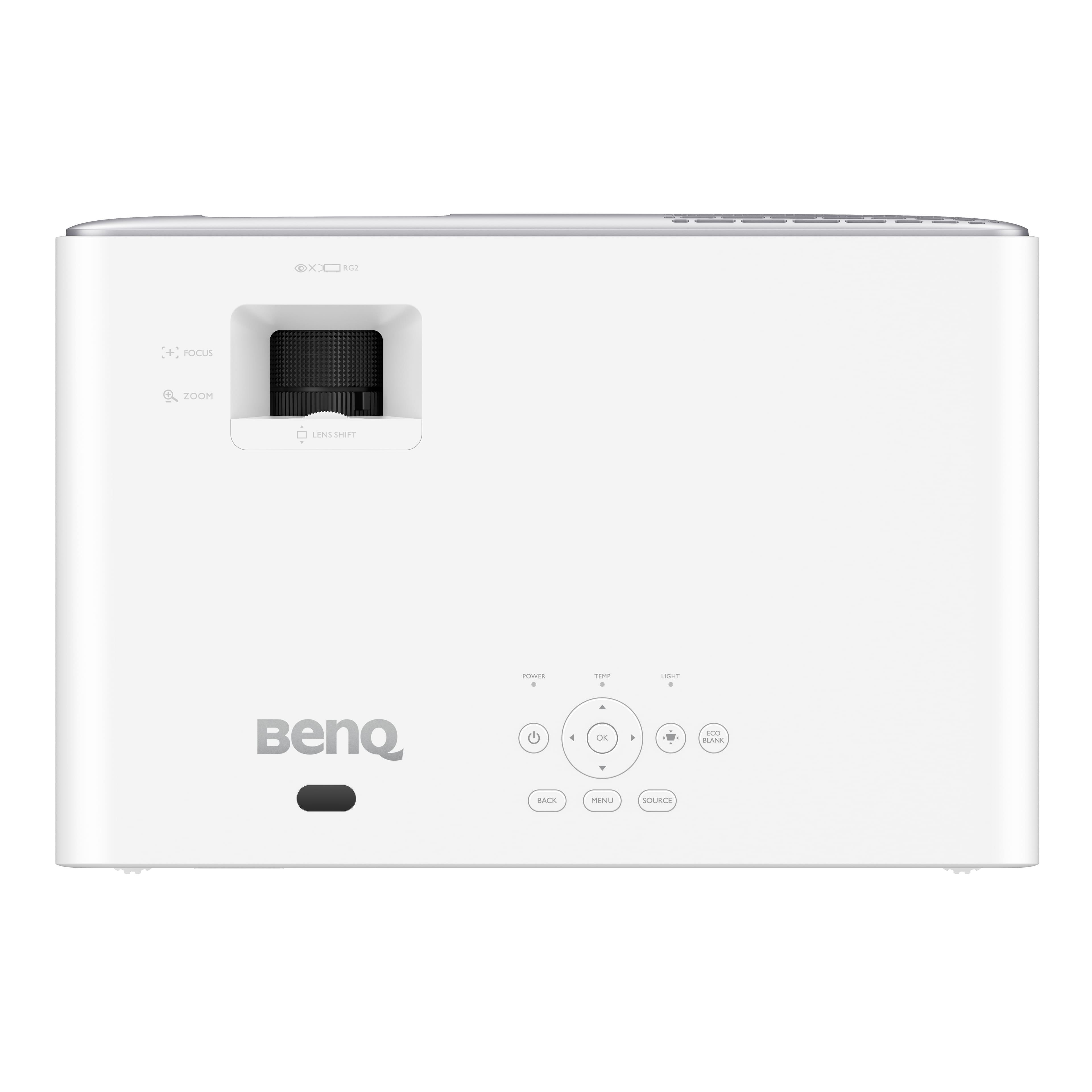 Alt View 10. BenQ - HT2060 1080p HDR LED Home Theater Projector with Lens Shift & Low Latency - White.