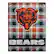 Front. Pegasus - Chicago Bears 66" x 95" Oversized Plaid FAN-mily Ultra Cozy Blanket - Multicolor.