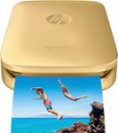 Front Zoom. HP - Sprocket Photo Printer - Gold.