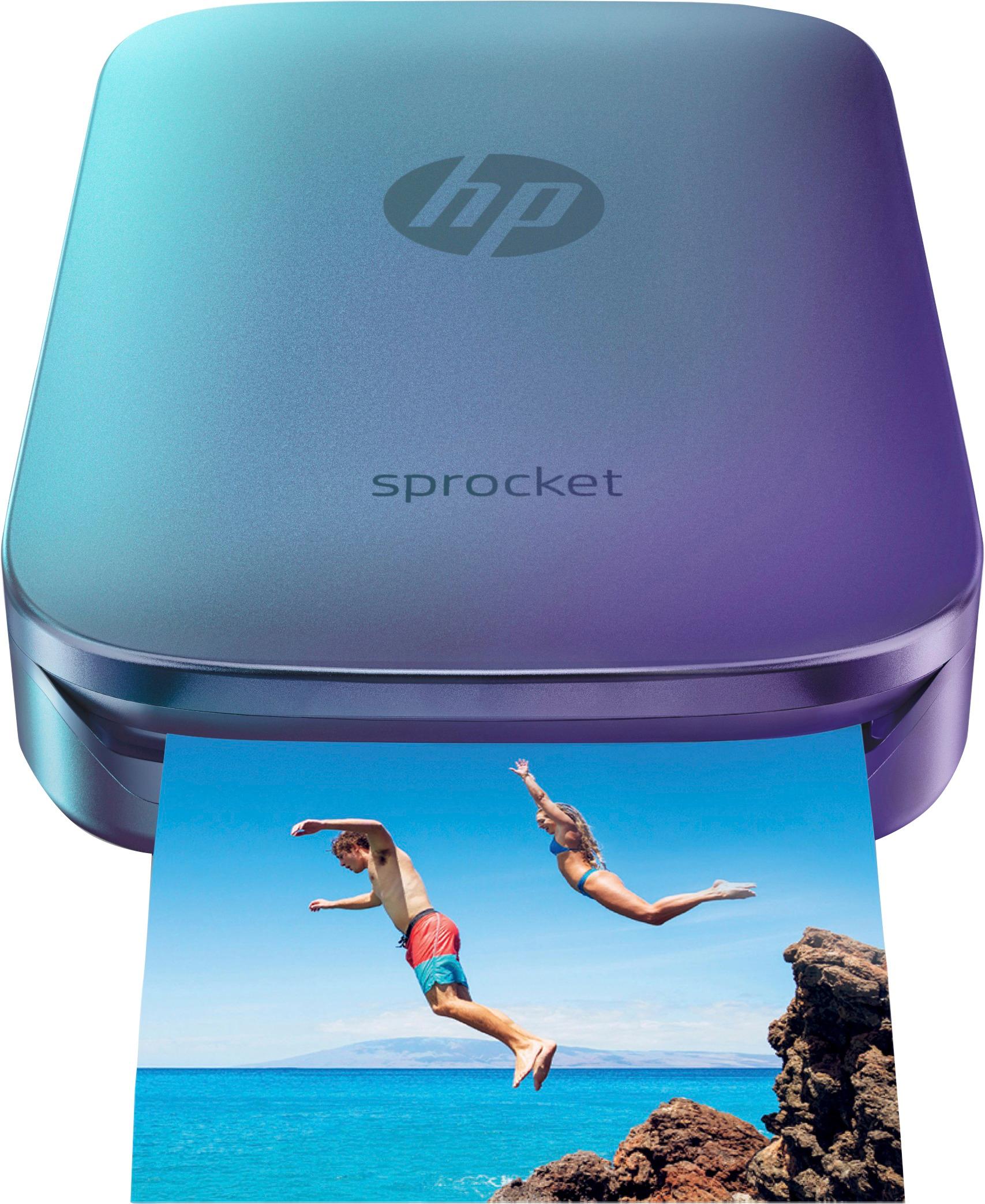 HP Sprocket Photo Printer Blue/Violet Z9L26A#B1H - Best Buy