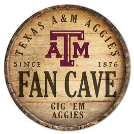 WinCraft - Texas A&M Aggies 14'' Circular Wood Sign - Multicolor