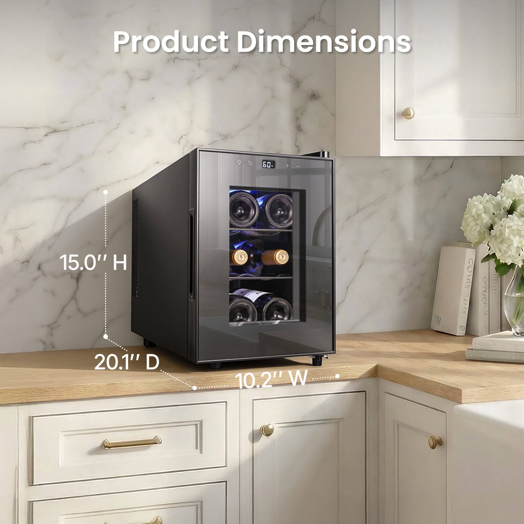 Product Dimensions: 15.0" H x 20.1" D x 10.2" W