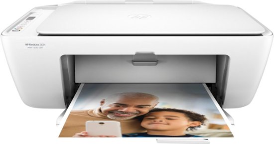 HP - DeskJet 2624 Wireless All-In-One Instant Ink Ready Printer - Front_Zoom