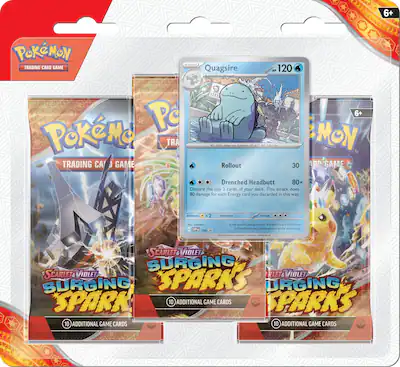 Pokmon Trading Card Game: Scarlet & Violet Surging Sparks 3Pk Booster Styles May Vary 191-87938 - Best Buy Pokmon Trading Card Game: Scarlet & Violet Surging Sparks 3Pk Booster Styles May Vary 191-87938 - Best Buy