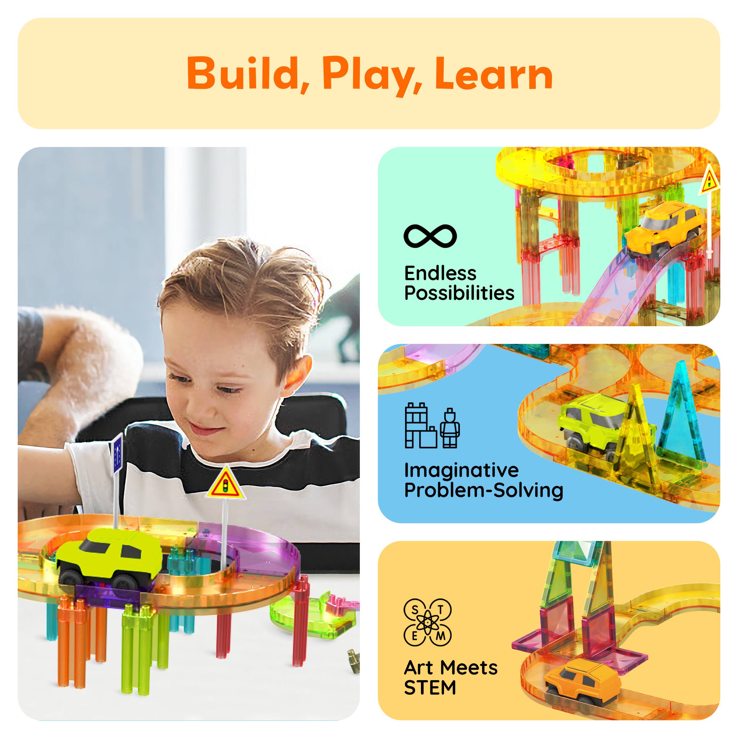 Build, Play, Learn

- Endless Possibilities
- Imaginative Problem-Solving
- Art Meets STEM