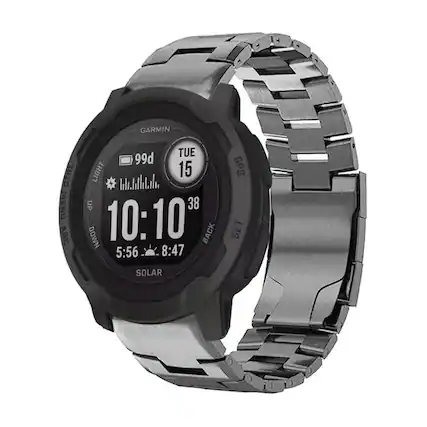 GARMIN CTRL MENU ABC TUE 99d LIGHT 15 UP 38 DOWN 10:10 BACK 5:56 8:47 GPS SET SOLAR