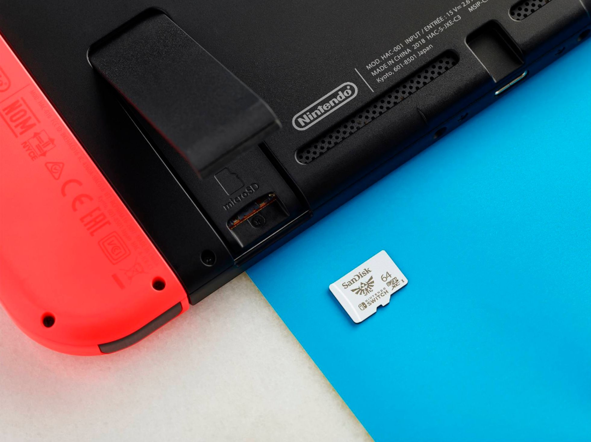  SanDisk 64GB microSDXC UHS-I card for Nintendo Switch -  SDSQXAT-064G-GN6ZA : Video Games