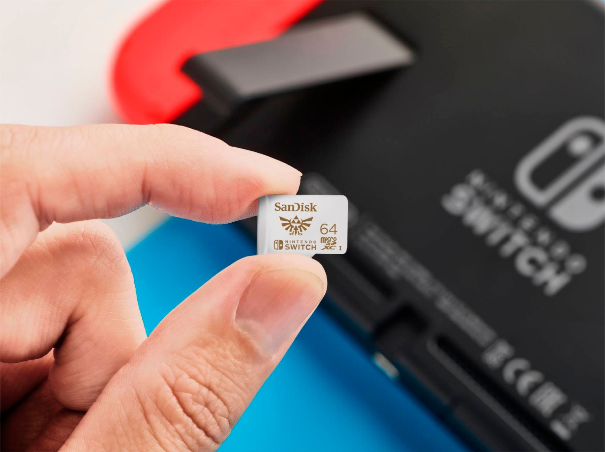 SanDisk 64GB microSDXC UHS-I Memory Card for Nintendo Switch  SDSQXBO-064G-ANCZA - Best Buy