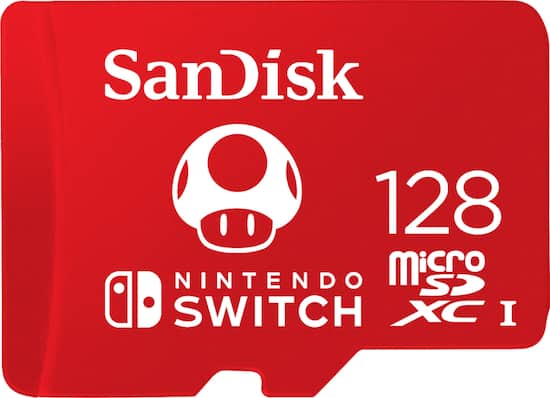 SanDisk 128GB microSDXC UHS I Memory Card for Nintendo  SanDisk 128GB microSDXC UHS I Memory Card for Nintendo