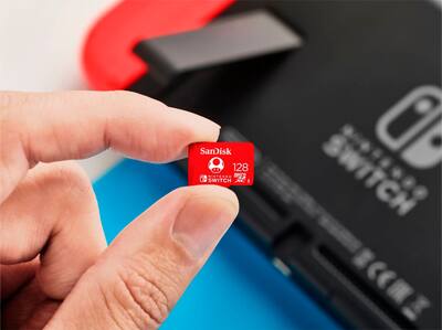 SANDISK 128GB microSDXC UHS 1 Memory Card Licensed for Nintendo SANDISK 128GB microSDXC UHS 1 Memory Card Licensed for Nintendo