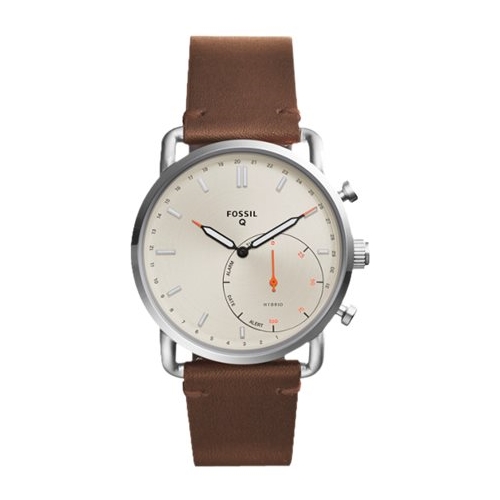 Best Buy: Fossil Q Commuter Hybrid Smartwatch 42mm Stainless Steel ...