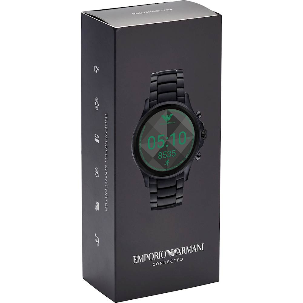 Customer Reviews: Emporio Armani Connected Smartwatch 46mm Stainless ...