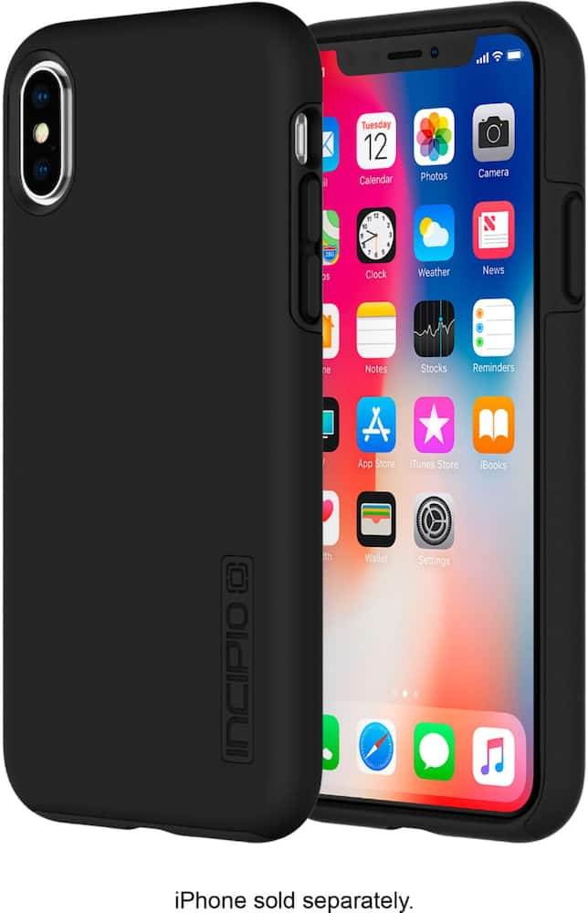 dualpro case for apple iphone x and xs - black