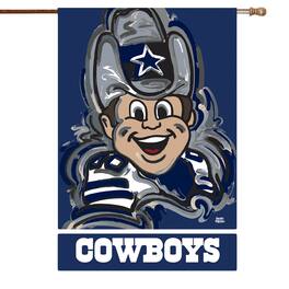 Evergreen Enterprises - Dallas Cowboys Justin Patten 29'' x 43'' House Flag - Multicolor