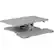 Left. Studio Designs - Standing Desk Converter - Silver.