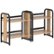 Alt View Zoom 12. Calico Designs - 4-Shelf Bookcase - Graphite/ashwood.