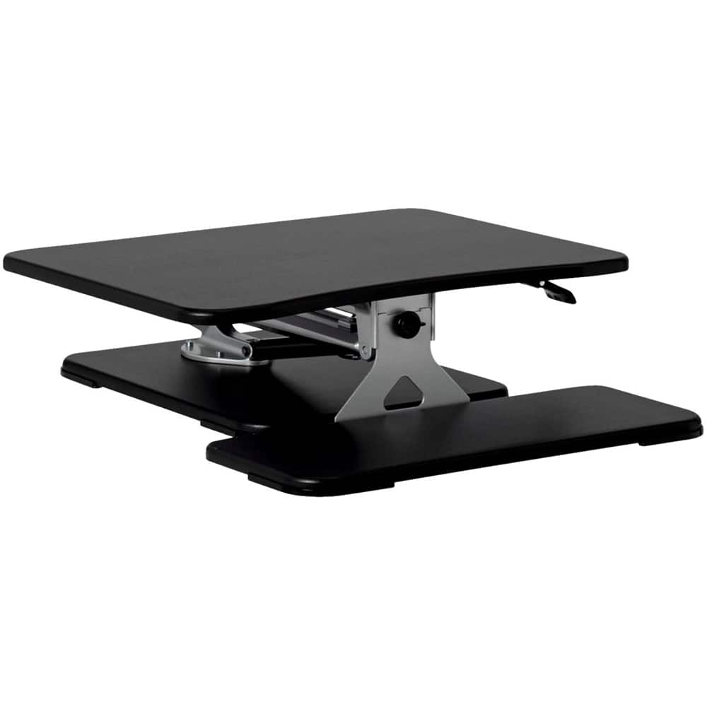 Left View: Studio Designs - Standing Desk Converter - Black