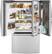 Alt View 13. GE - Profile Series 22.2 Cu. Ft. French Door in Door Counter-Depth Refrigerator.