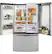Alt View 14. GE - Profile Series 22.2 Cu. Ft. French Door in Door Counter-Depth Refrigerator.