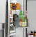 Alt View 3. GE - Profile Series 22.2 Cu. Ft. French Door in Door Counter-Depth Refrigerator.