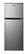 Front. Whirlpool - 4.6 Cu. Ft. Mini Fridge - Stainless Steel Look.