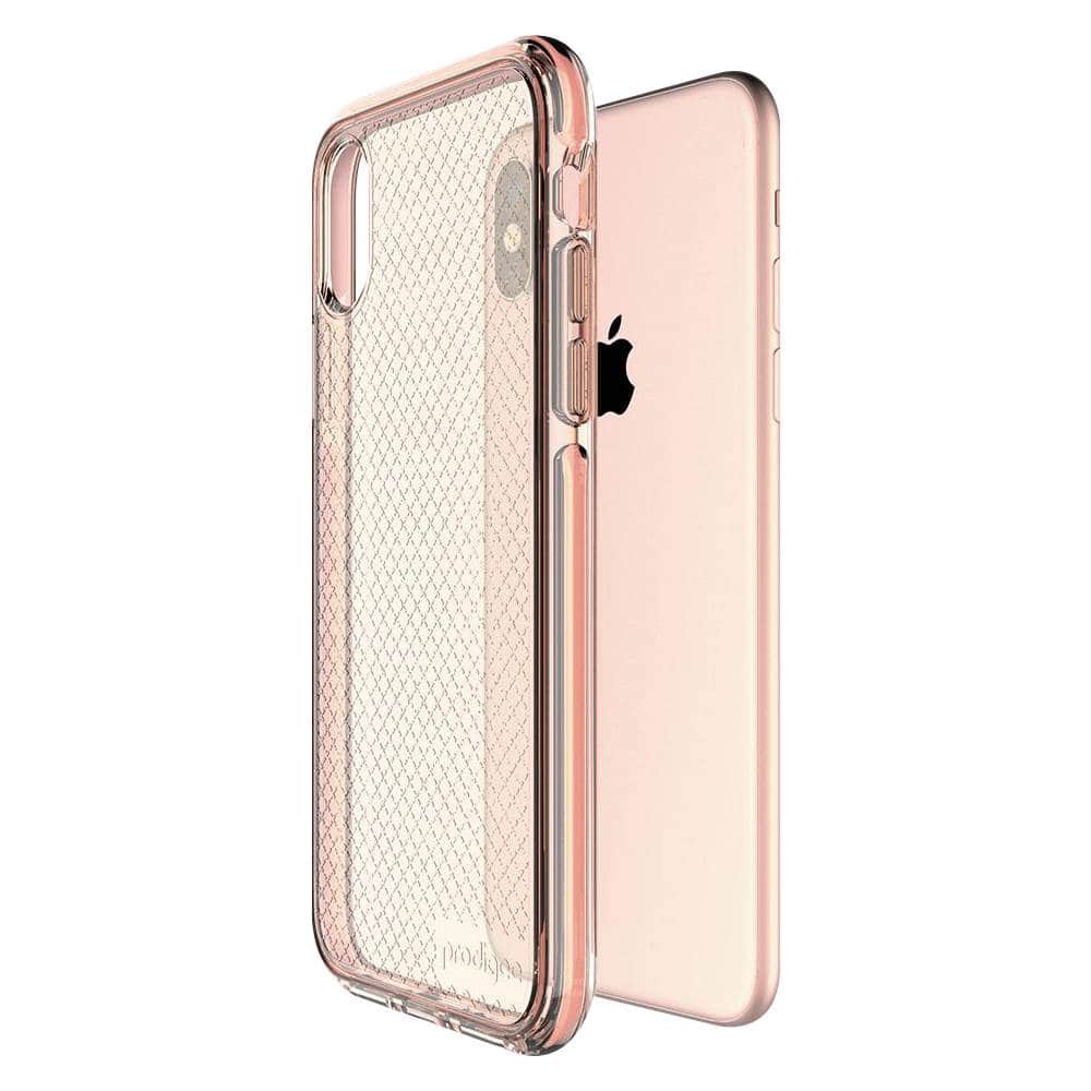 safetee case for apple iphone x and xs - rose safetee case for apple iphone x and xs - rose