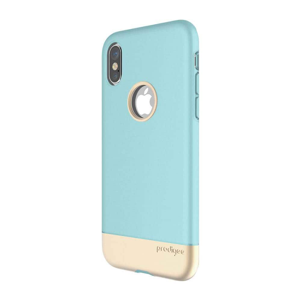 fit pro case for apple iphone x and xs - aqua/gold