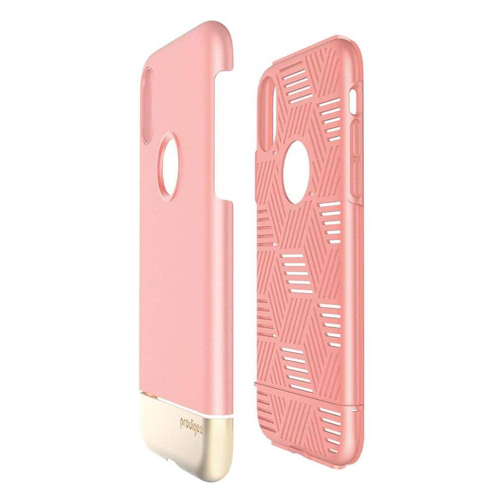 fit pro case for apple iphone x and xs - rose/gold