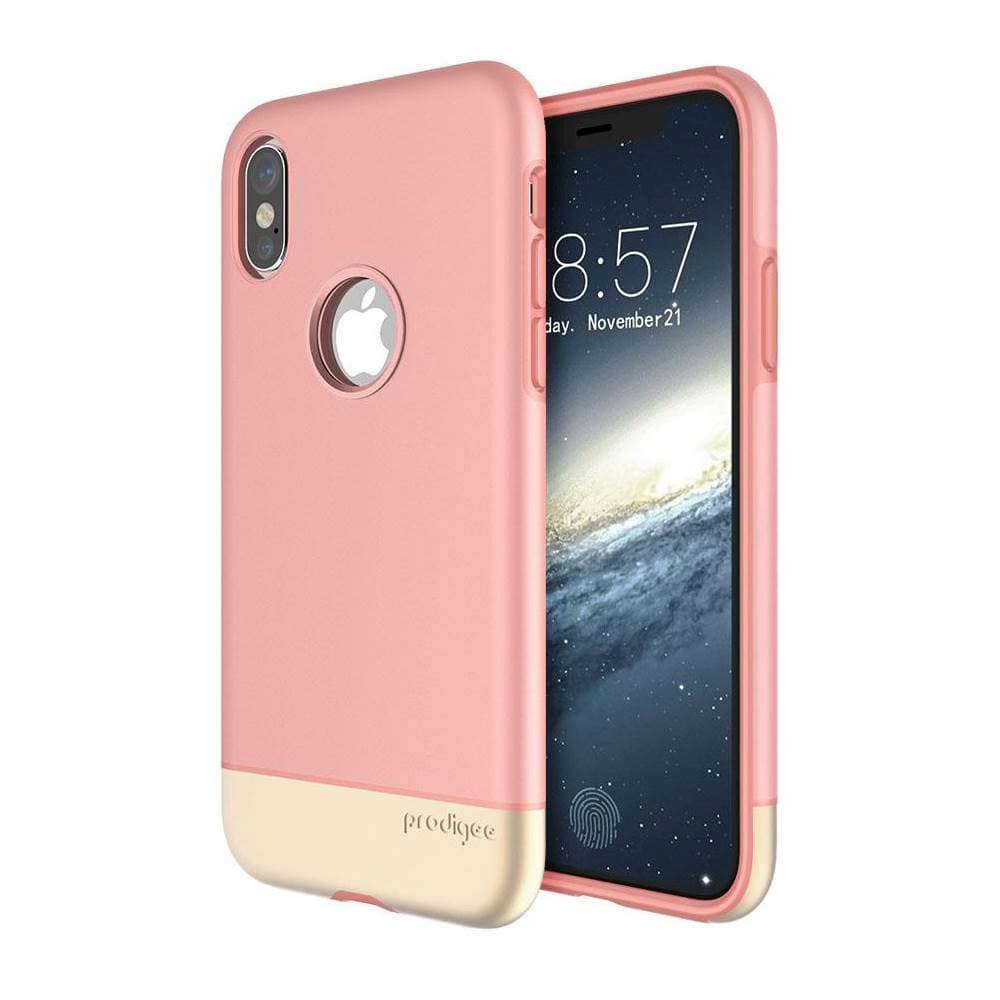 fit pro case for apple iphone x and xs - rose/gold