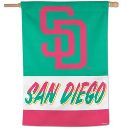 WinCraft - San Diego Padres 28" x 40" Single-Sided City Connect Vertical Banner - Multicolor