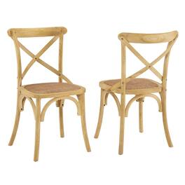 Modway - Gear Dining Side Chair Set of 2 - Brown