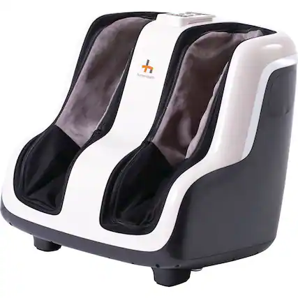Angle. Human Touch - Reflex SOL Foot and Calf Massager - Black/White.