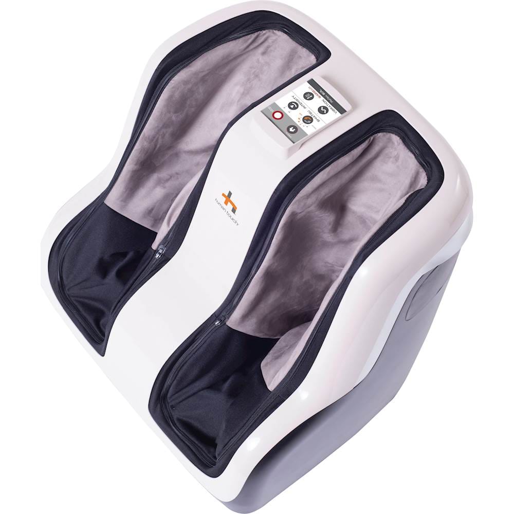 Human Touch Reflex SOL Foot and Calf Massager Black White 200 SOL 001 Best Buy