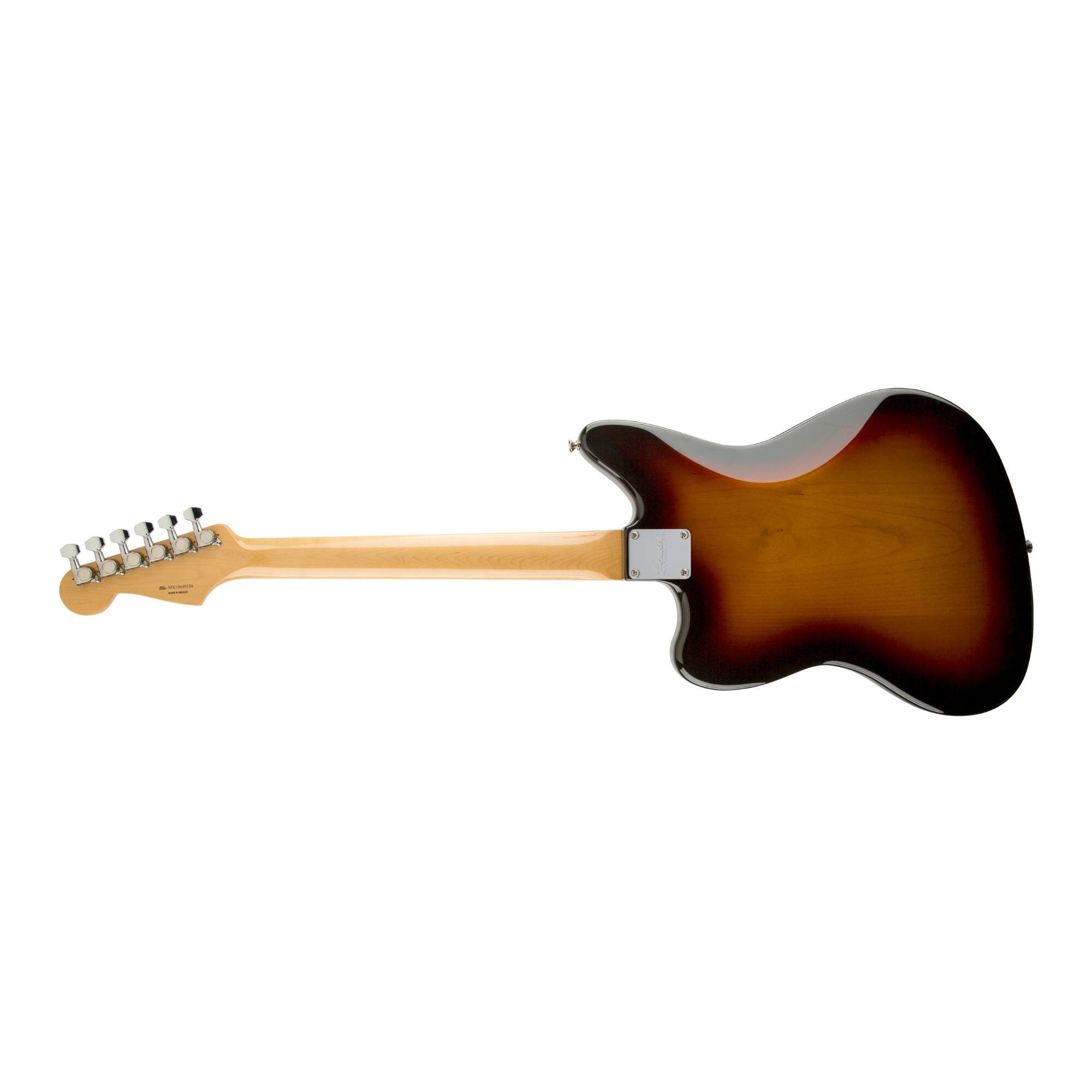 Back. Fender - Fender Artist Series Kurt Cobain Jaguar Electric Guitar, Rosewood Fingerboard, 3-Color Sunburst.