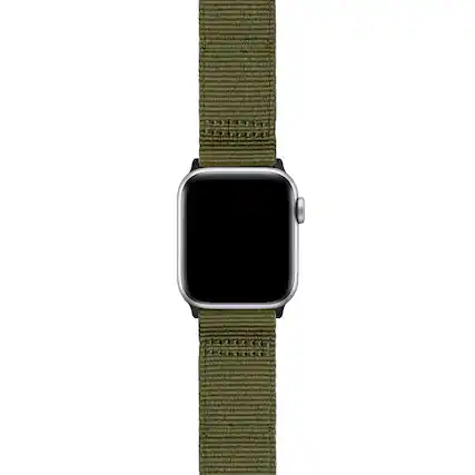Front. StrapsCo - Pro Seatbelt Strap Nylon Watch Band For Apple Watch - 44mm/45mm/46mm/49mm (Short-Medium) - Cargo.