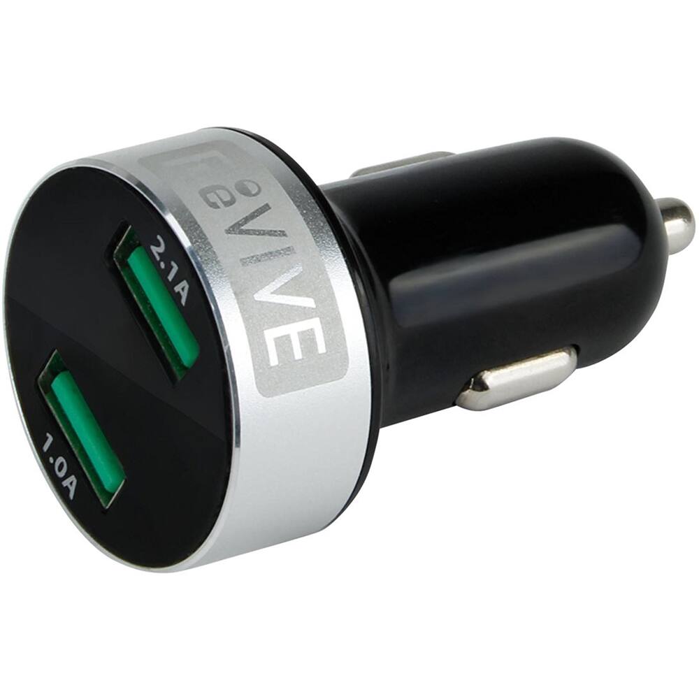 Best Buy: Revive Vehicle Charger Silver/Black CHPUDV2100BKEW