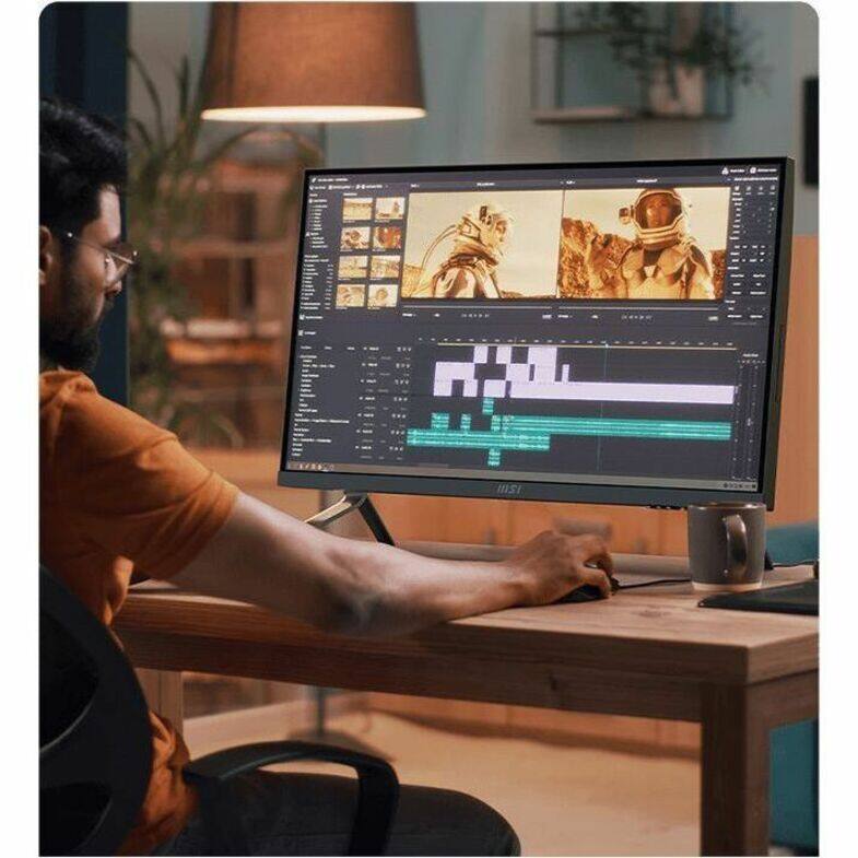 Alt View 7. MSI - MSI Modern AM273Q AI MODERN AM273Q AI 1UM-039US All-in-One Computer - Intel Core Ultra 5 125H - 16 GB - 1 TB SSD - 27" - Black.