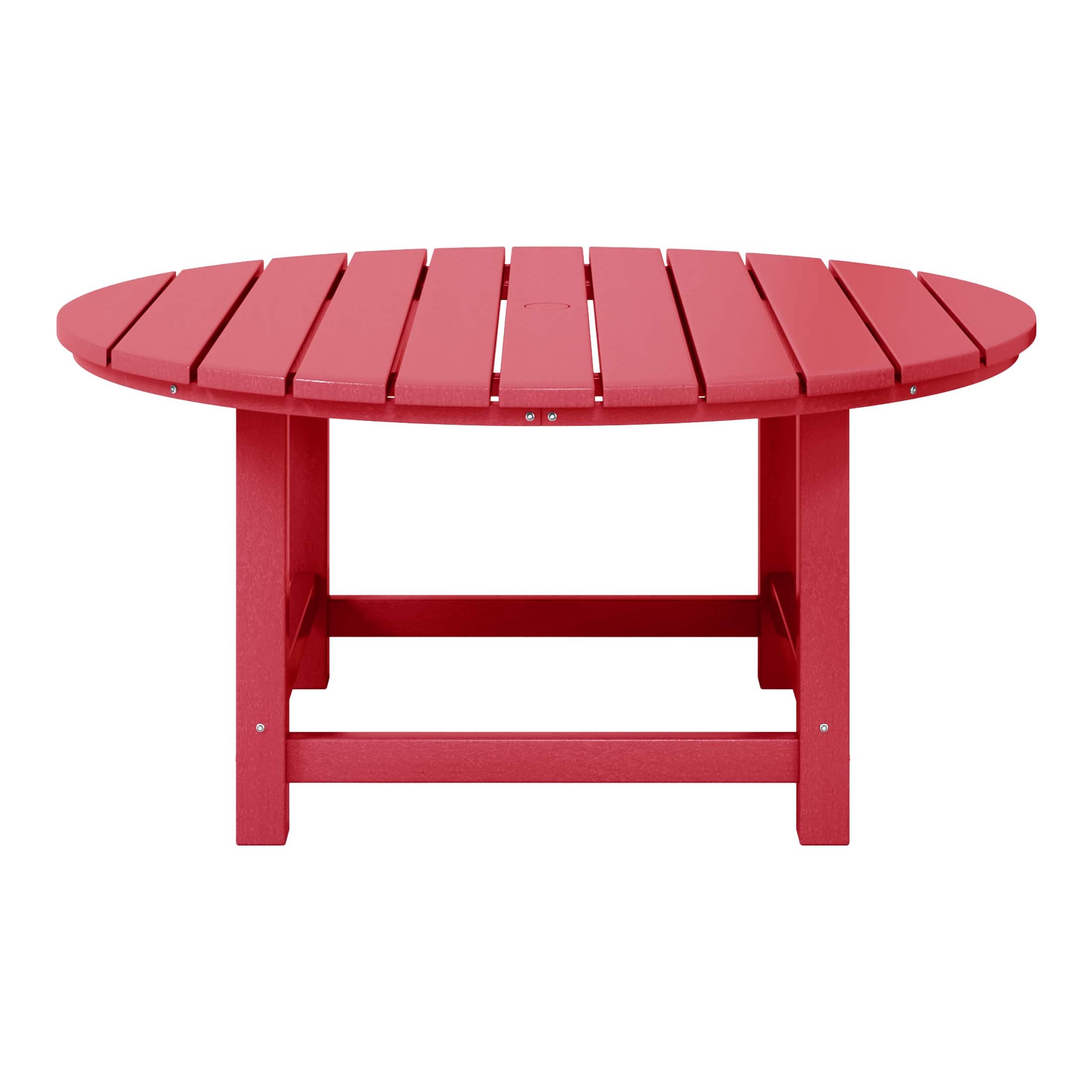 WestinTrends - Malibu Low Outdoor HDPE Round Patio Coffee Table - Red price history on PriceWatchPro