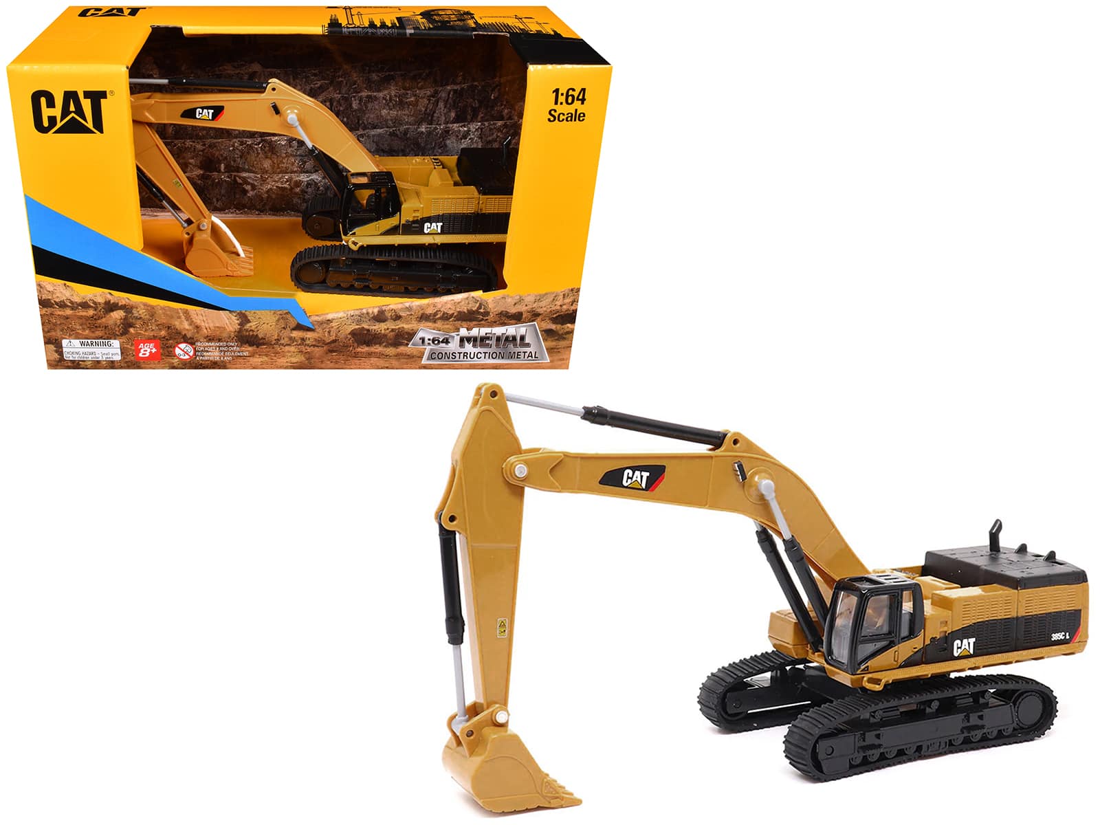 CAT Caterpillar 385C L Hydraulic Excavator Yellow 1/64 Diecast Model by Diecast Masters price history on PriceWatchPro