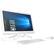 Angle. HP - 23.8" All-In-One - Intel Core i3 - 8GB Memory - 1TB Hard Drive - HP finish in snow white.