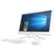 Left Zoom. 23.8" All-In-One - Intel Core i3 - 8GB Memory - 1TB Hard Drive - HP finish in snow white.