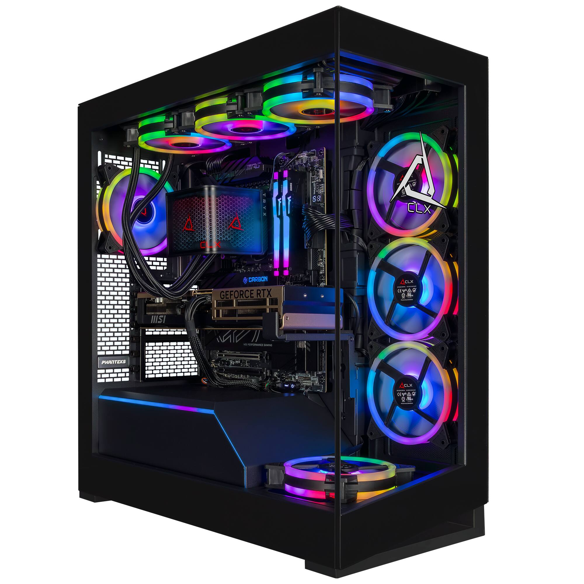 CLX Horus Gaming Desktop AMD Ryzen 9 9950X3D w/Tryx Panorama 96GB