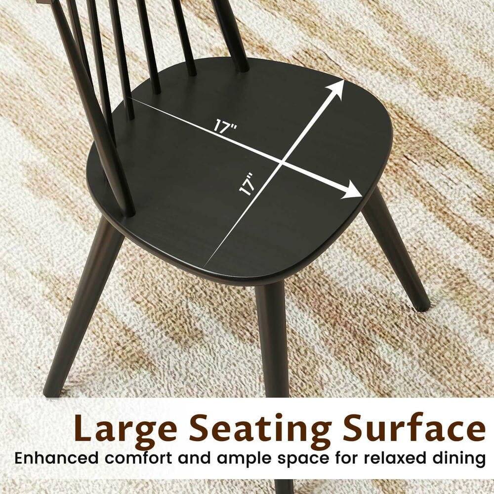 17" Large Seating Surface  
Enhanced comfort and ample space for relaxed dining