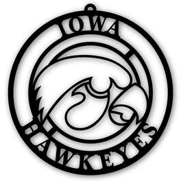 Fan Creations - Iowa Hawkeyes 16'' Team Logo Cutout - Black