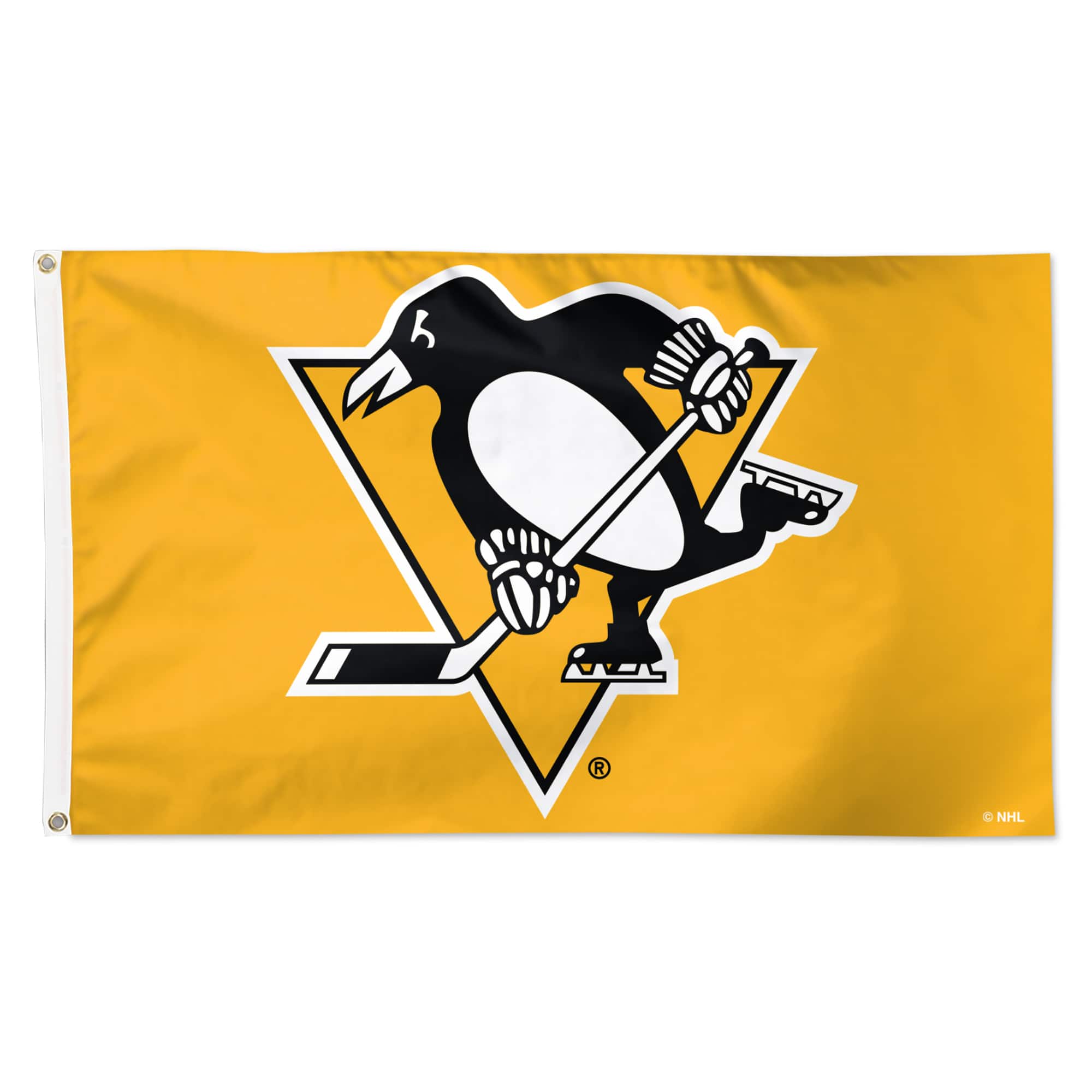 WinCraft - Pittsburgh Penguins 3' x 5' Single-Sided Deluxe Team Flag - Multicolor
