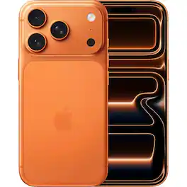 Apple - Refurbished Excellent - iPhone 17 Pro 512GB 6.3" 5G Fully Unlocked, Cosmic - Orange